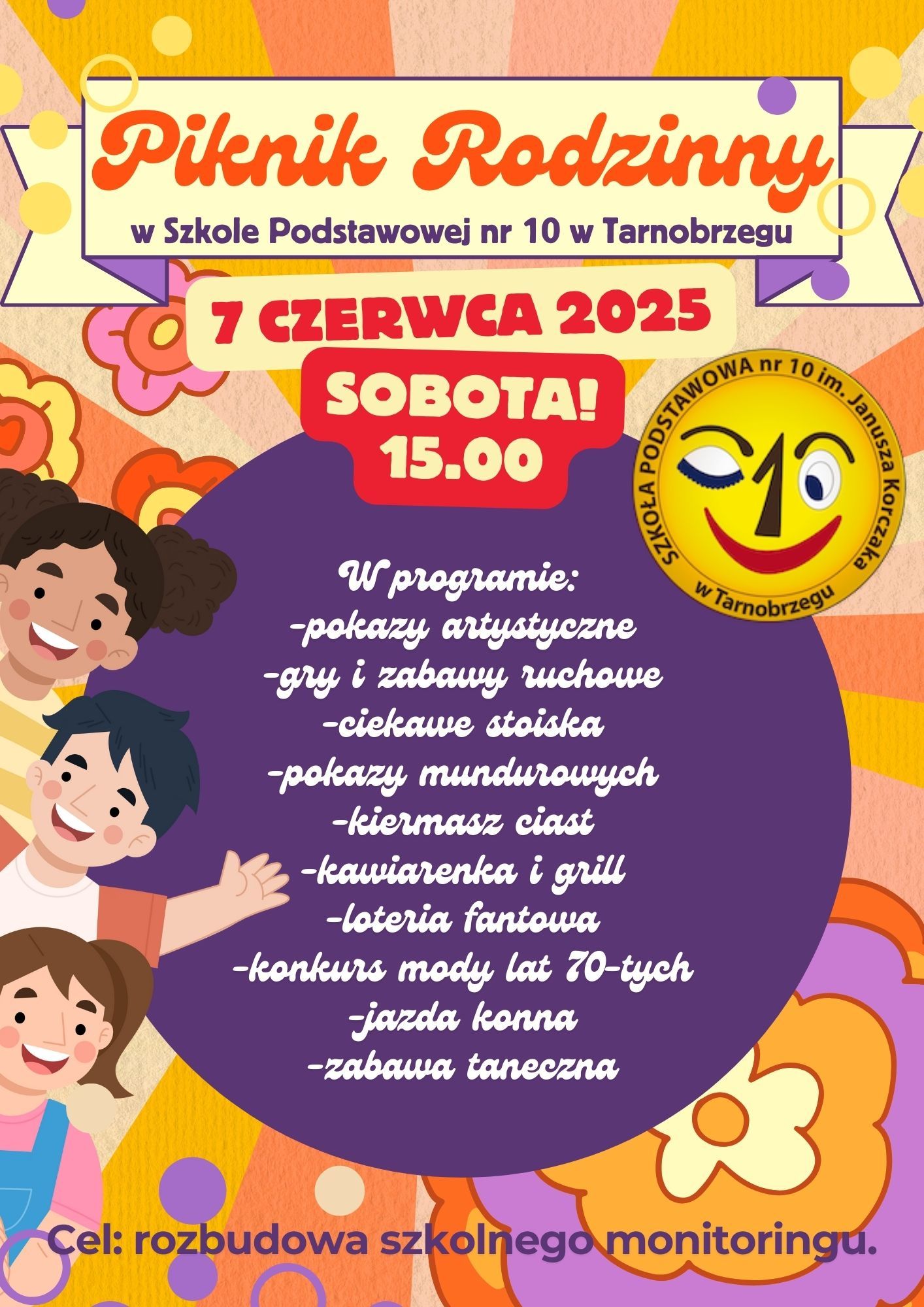 Piknik Rodzinny w Szkole Podstawowej nr 10 w Tarnobrzegu